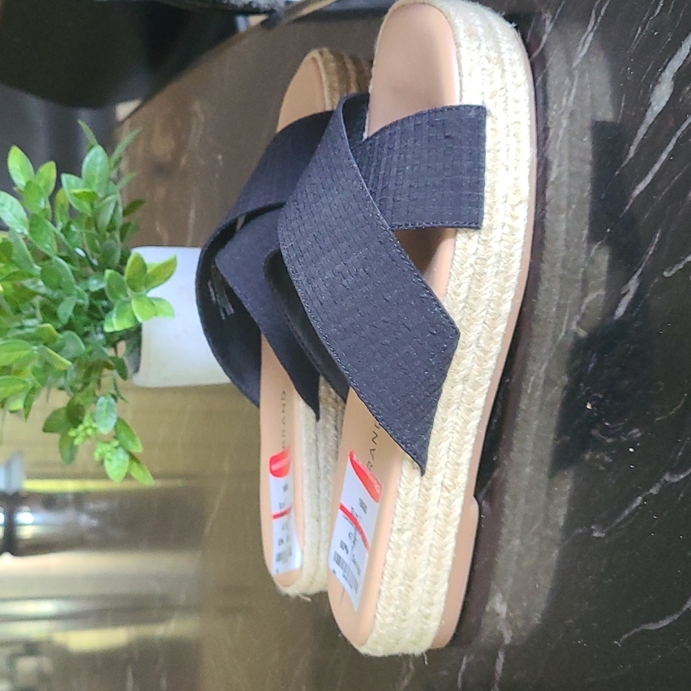 New from Nordstrom Lucky Brand Gayte Jute Platform Sandals